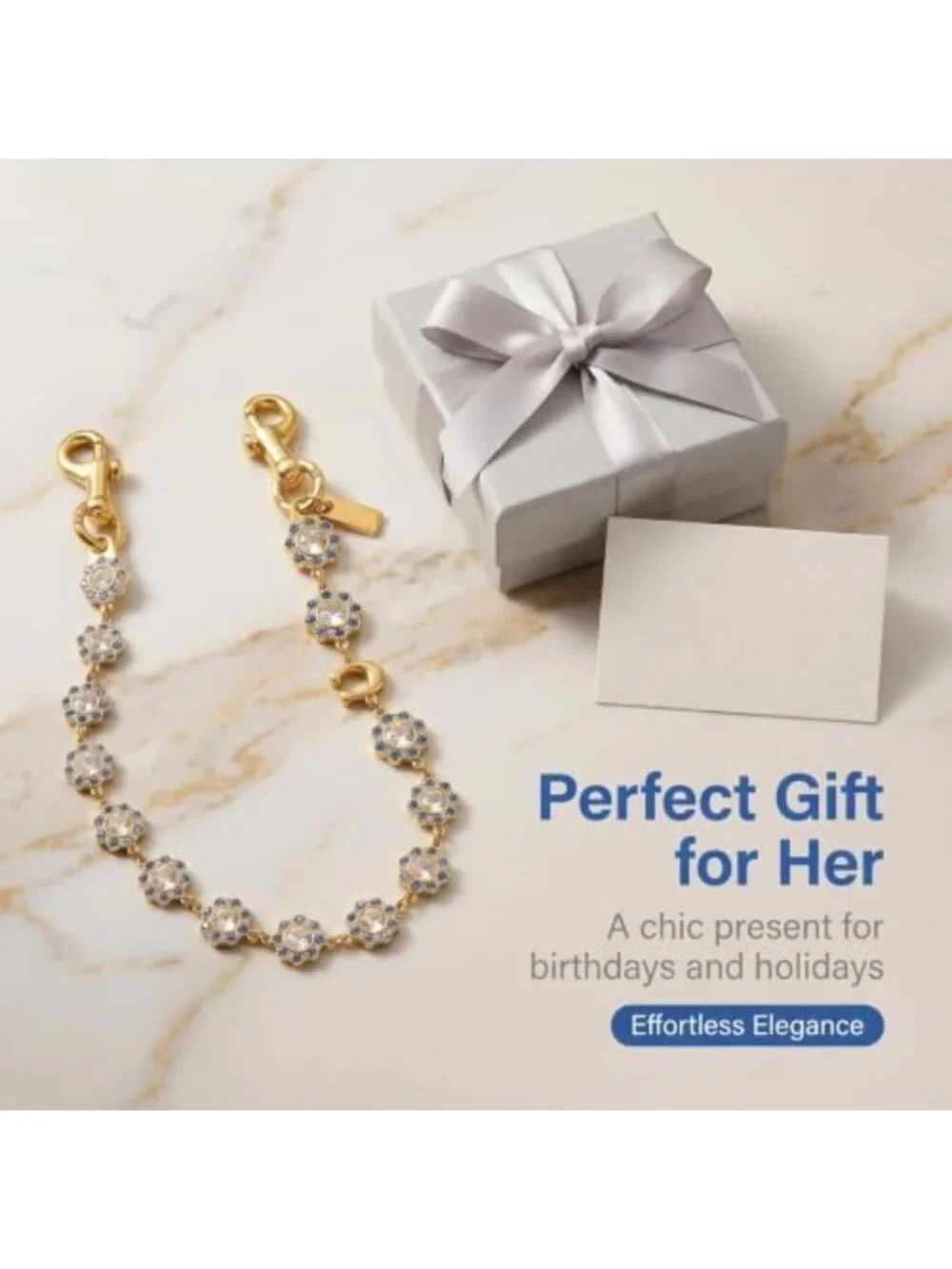 Stylish Bag Chain Charm for Handbags, Purse Extender, Wallet & Jeans Accessory